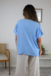 Erica Dolman Sleeve Woven Top