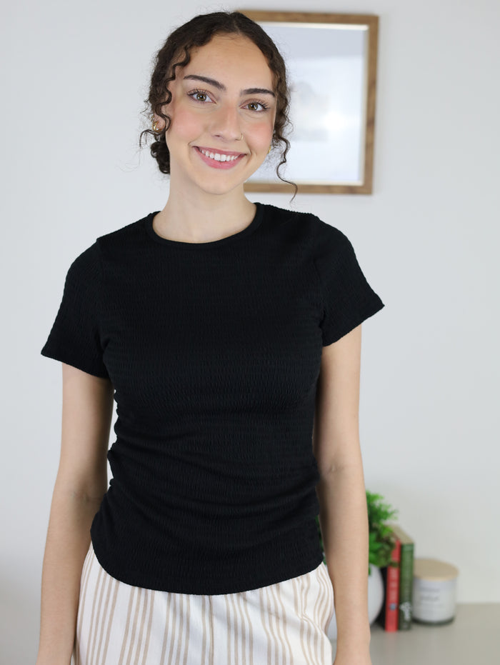 Roe Jersey Ruched Side Top