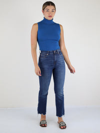 Madalyn Sleeveless Mock-Neck Knitted Bodysuit