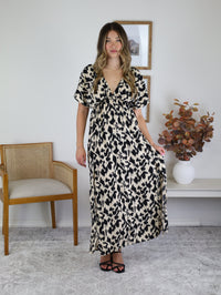 Ginger Animal Print Maxi Dress