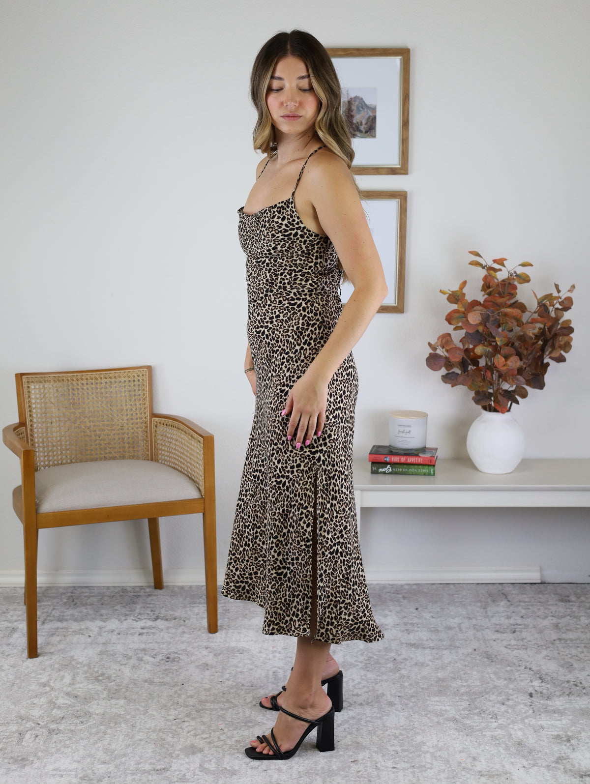 See The Spots Midi Dress