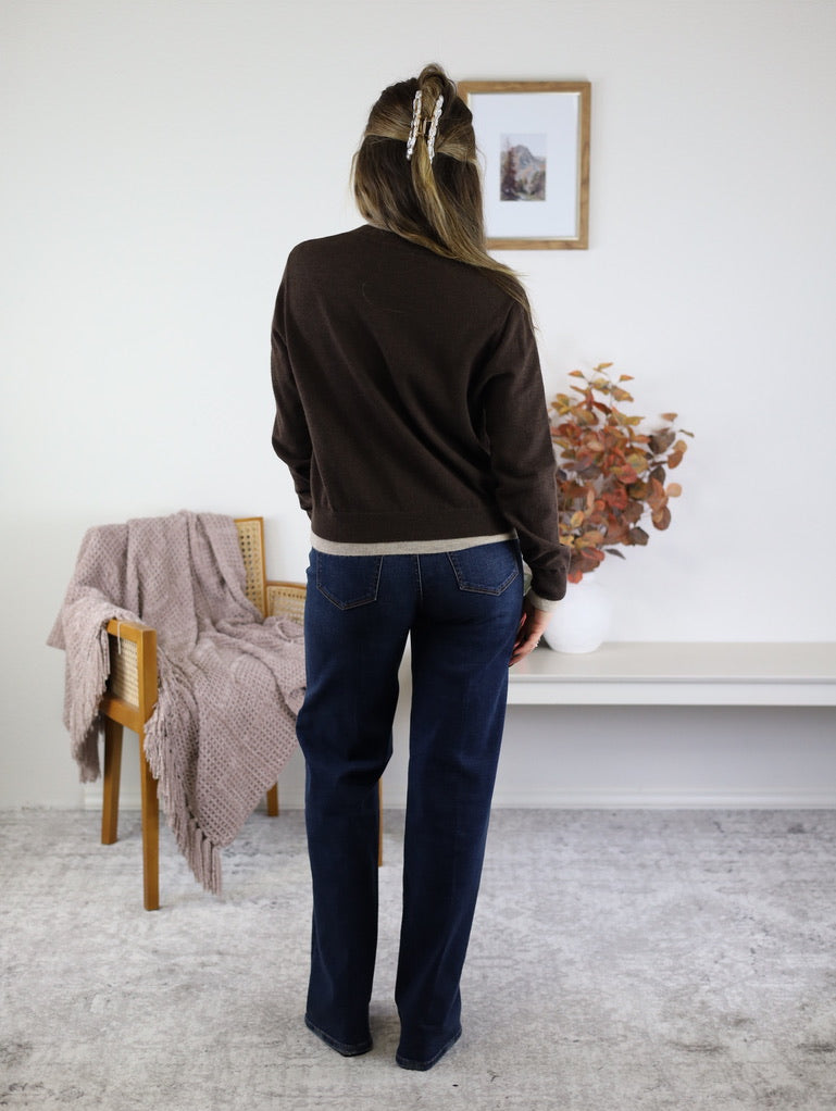 Billie Two Tone Cardigan