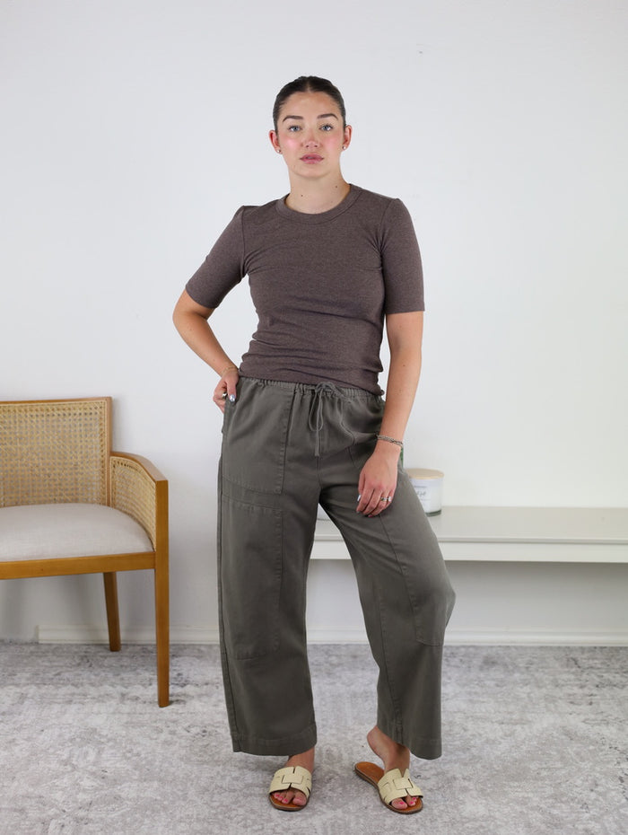 Kit Twill Carpenter Pant - Pebble
