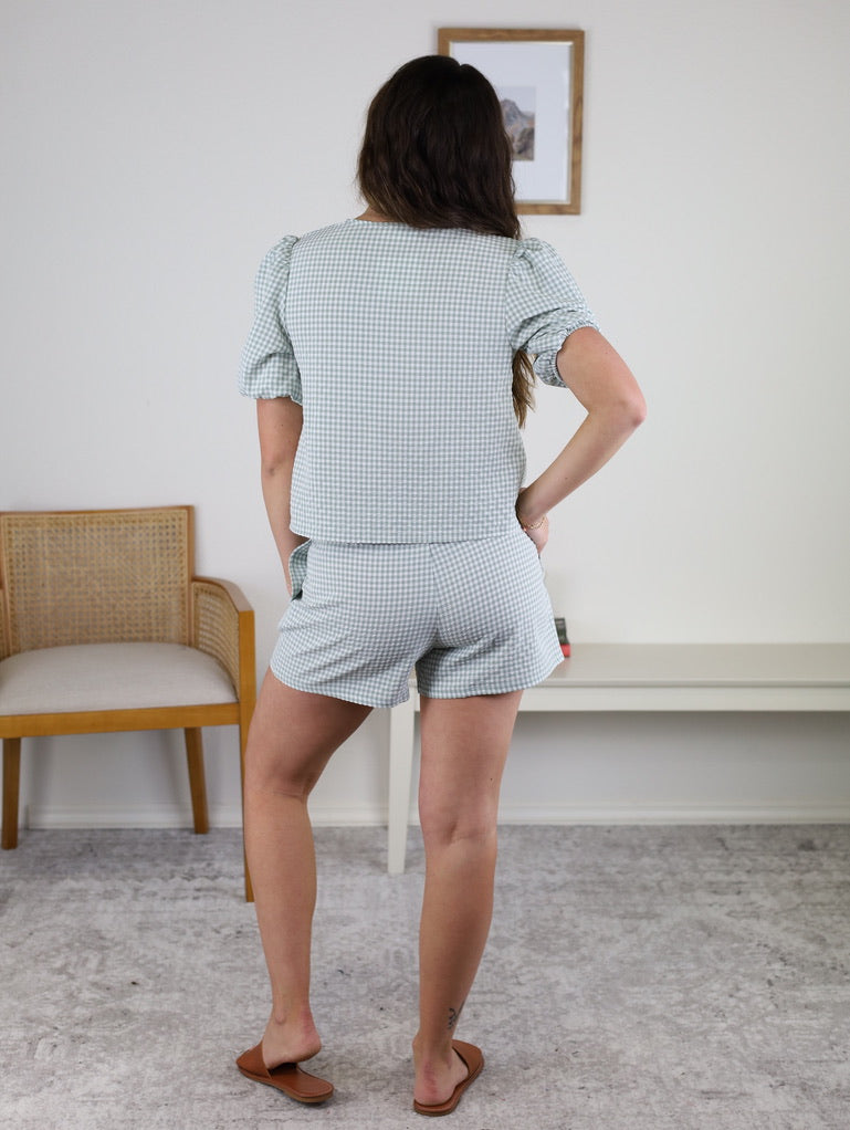 Watson Gingham Short Set