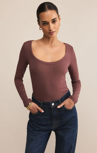 Z Supply - Second Skin Scoop Neck Top- Final Sale