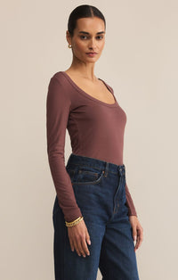 Z Supply - Second Skin Scoop Neck Top- Final Sale