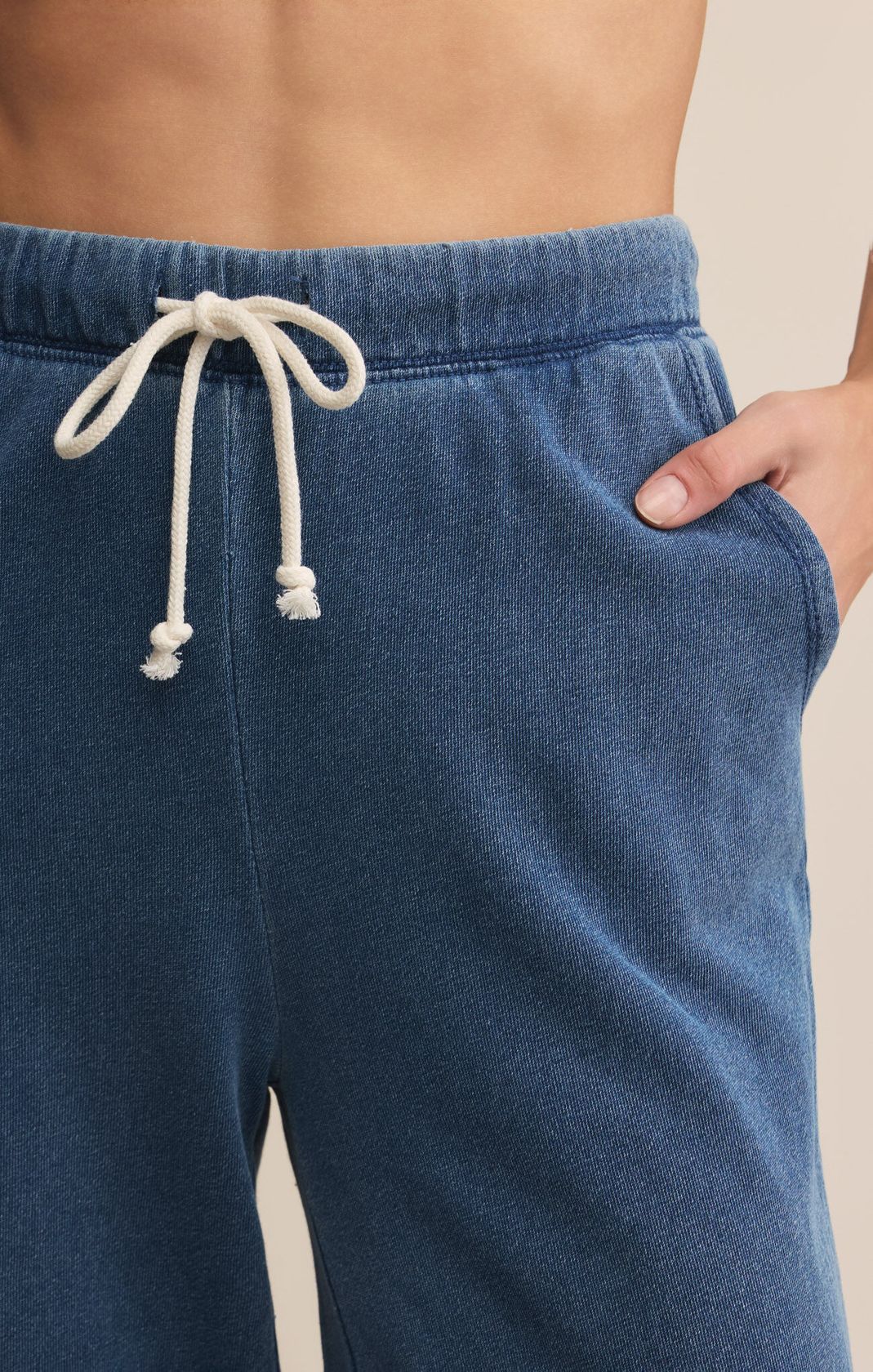 Z Supply - Hunter Knit Denim Pant - Vintage Indigo - Final Sale