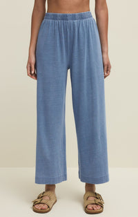 Reese Jersey Denim Button Up