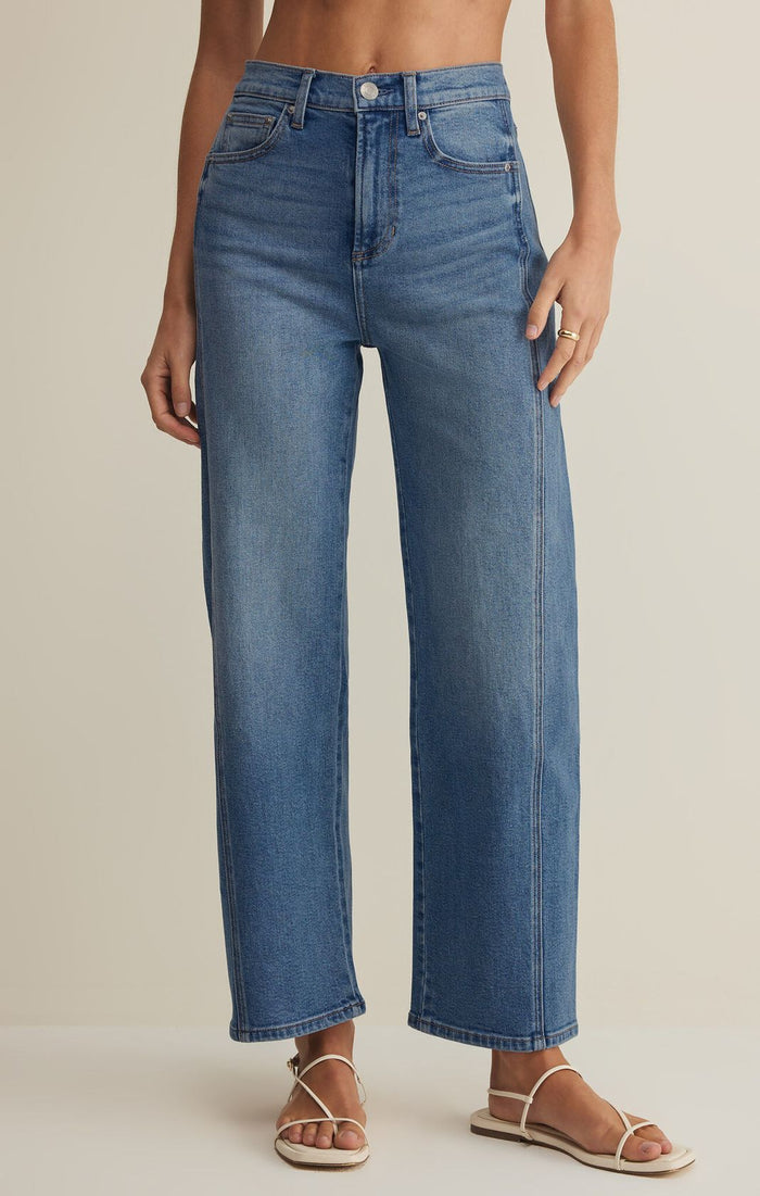 Z Supply - Luna High Rise Bowed crop