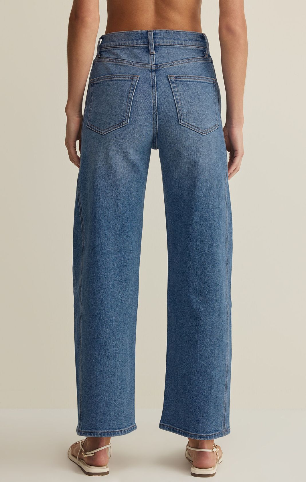 Z Supply - Luna High Rise Bowed crop