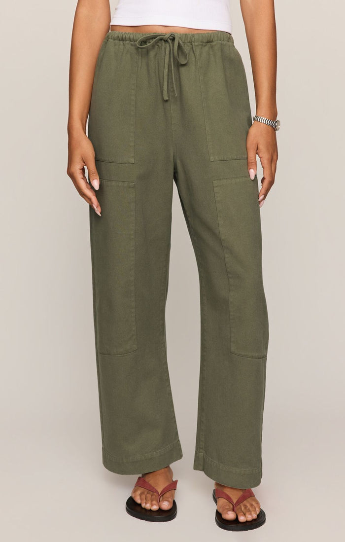 Kit Twill Carpenter Pant - Dusk Sage