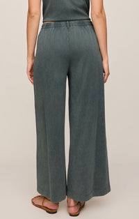 Scout Jersey Crop Flare Pant - Emerald Cove