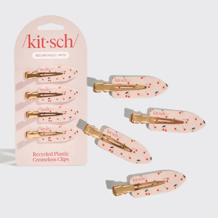 Kitsch- Cherry Creaseless Clips