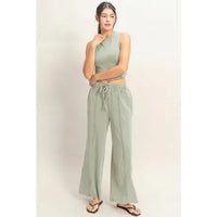 Reece Pant Set - Sage