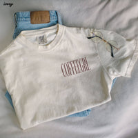 Chloe Vs Tank - Coffeegrl Coffee Comfort Colors Tee *19 Colors (S-3X): Large / Espresso