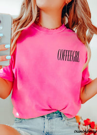 Chloe Vs Tank - Coffeegrl Coffee Comfort Colors Tee *19 Colors (S-3X): Large / Espresso