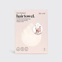 Quick Drying Microfiber Hair Towel (Eco Friendly) Ivory