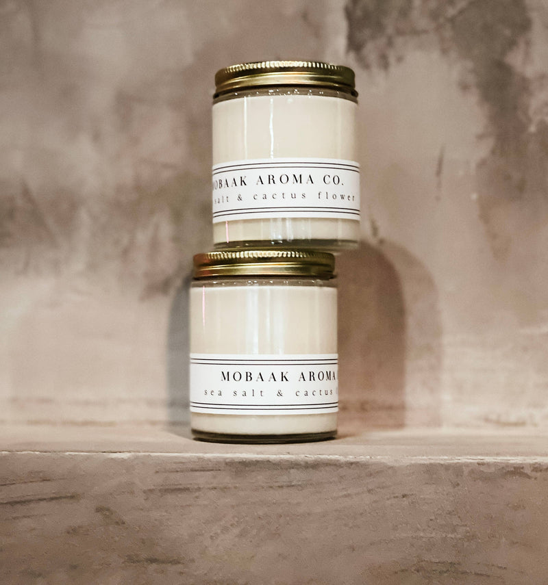 Mobaak Aroma Co. - Sea salt + cactus flower candle