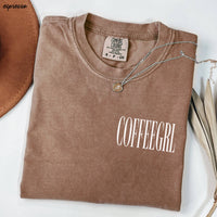 Chloe Vs Tank - Coffeegrl Coffee Comfort Colors Tee *19 Colors (S-3X): Large / Espresso