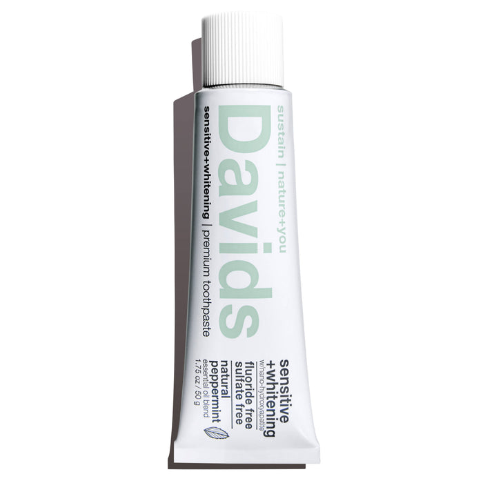 Davids Natural Toothpaste - Davids Travel Size remium toothpaste / sensitive+whitening