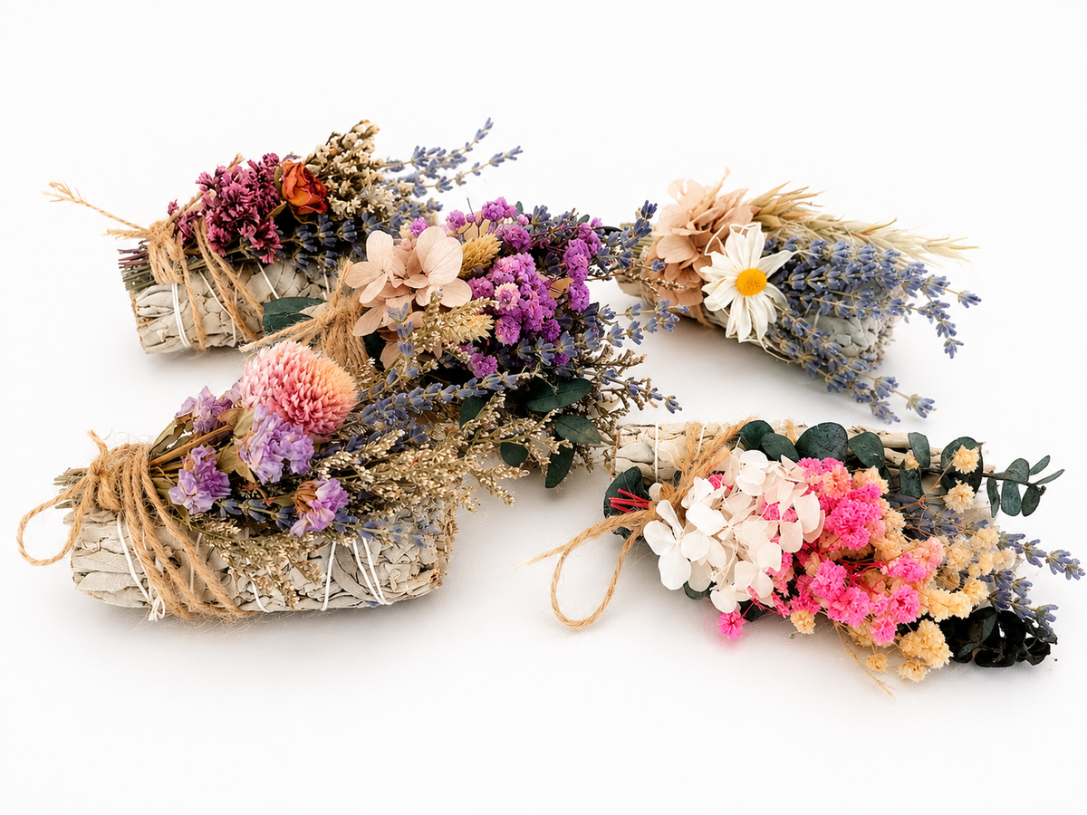 White Sage, Lavender, Flowers & Eucalyptus Smudge Incense