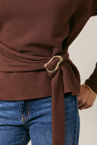 Sarper Mock Neck w/Belt