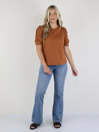 Ronnie Ruched Sleeve Top