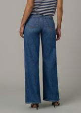 The Mia High Rise jeans styled with a top